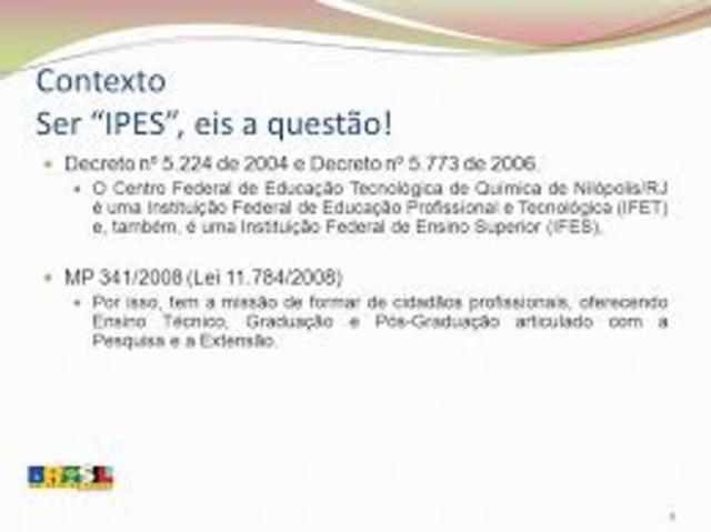Entra em vigor o decreto Entra em vigor do decreto nº5.773