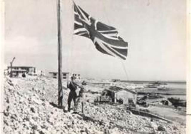 Italian and German forces in North Afirica are defeated by British and US forces