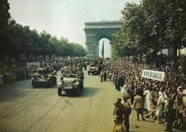 1944 Aug. - Paris retaken by Allies Forces
