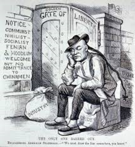 The chinese exclusion act