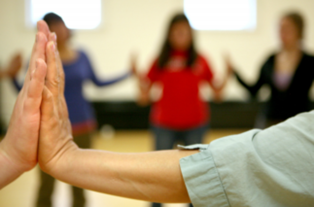 Fundraiser with Breast Cancer Survivors