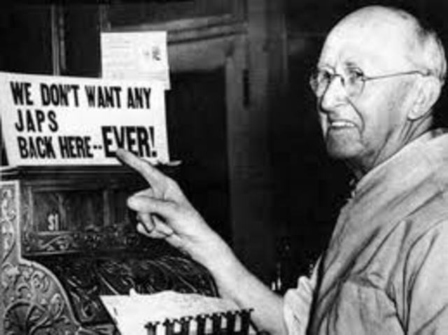 Japanese Americans interned in isolated camps