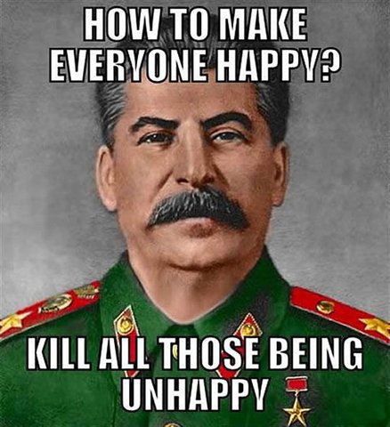 Stalin dies of a stroke