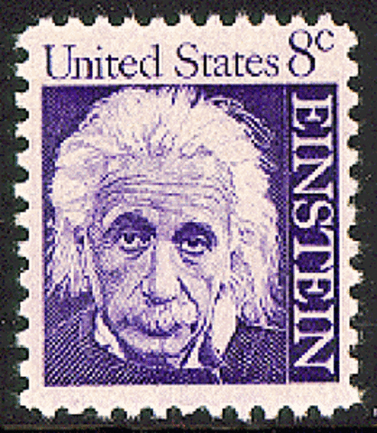 First Einstein Stamp in the USA