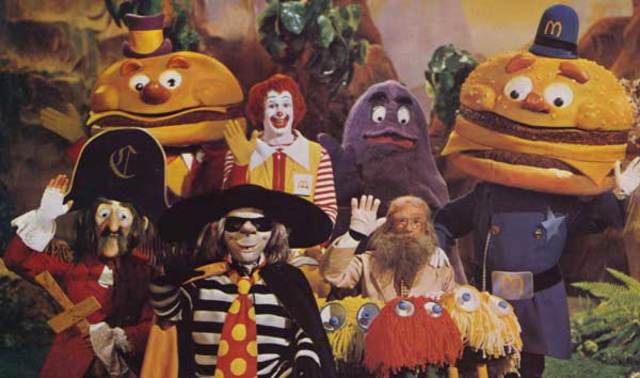 Ronald Mcdonald's friends are introduced.