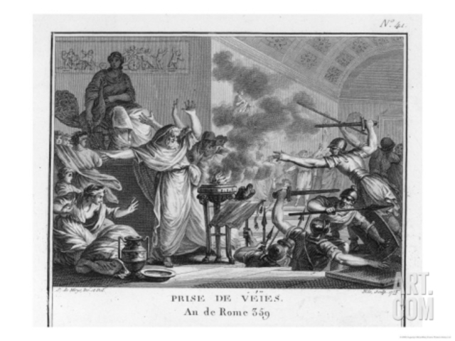 Etruscan city of Veio is taken