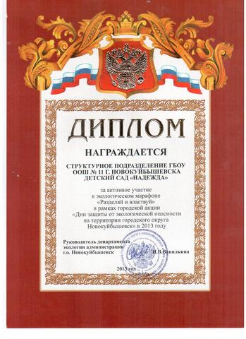 Участники экологического марафона