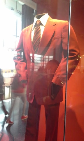 This is the suit that will ferrell whore in the movie anchorman 2