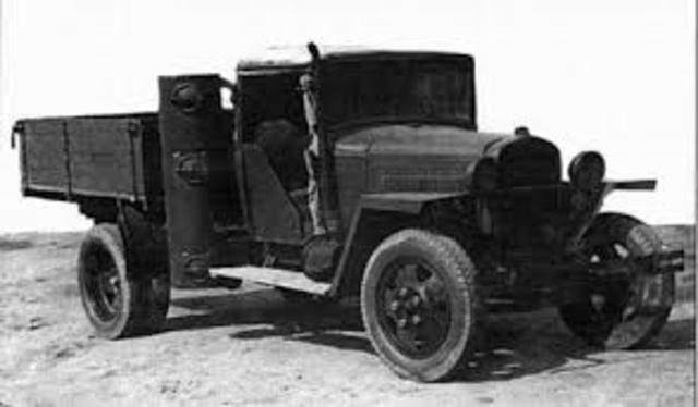 The first gas car