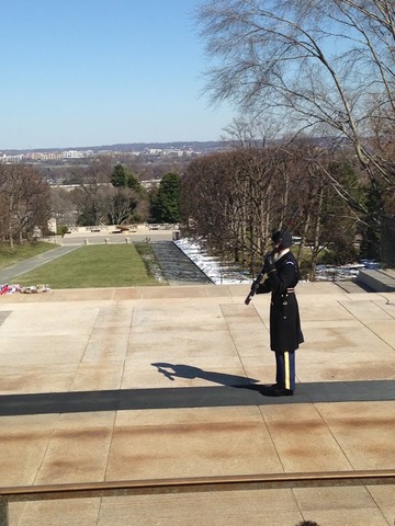The Guard(Arlington National Cemetary.)