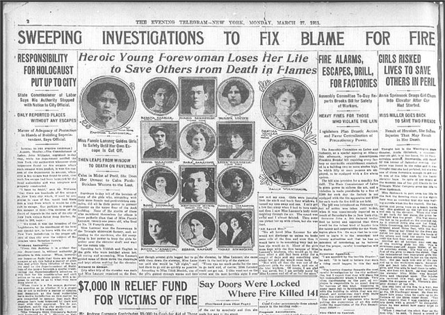 23 individual suits are settled against Triangle Shirtwaist Company