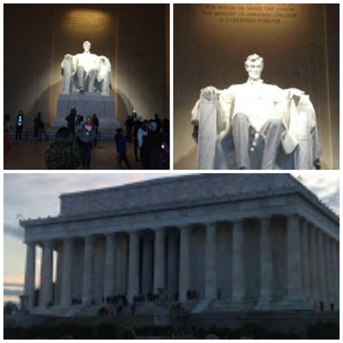 the Lincoln Memorial
