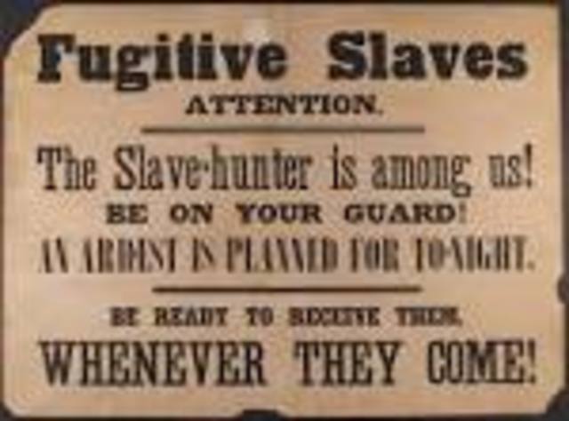 Fugitive Slave Act of 1850.
