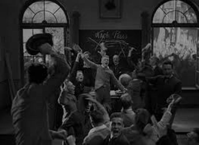 They have a celebration