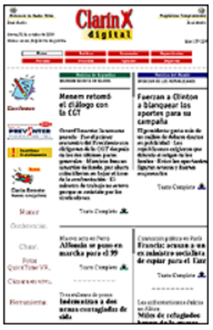 El primer periódico online en Argentina