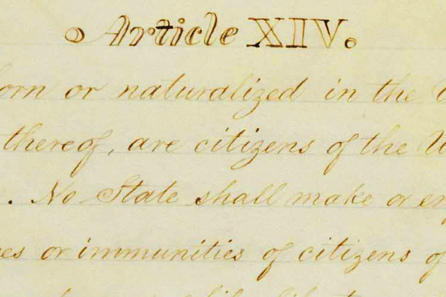 Fourteenth Amendment Ratified