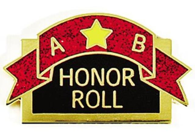 Makes the honor roll in middle school