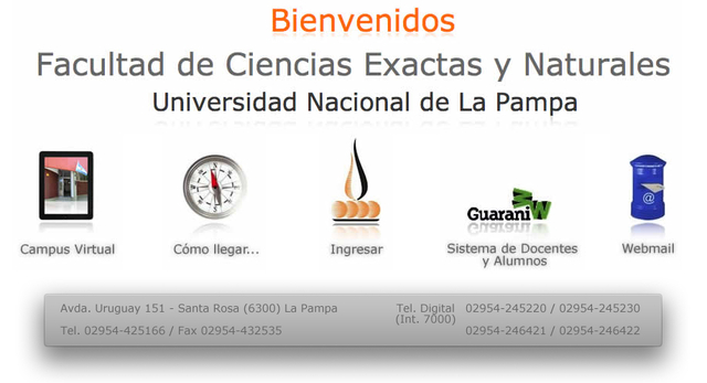 La Página Web de la Facultad