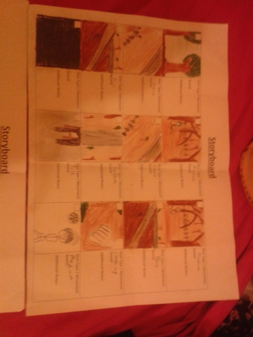 Finished Story Board/ Cinematic