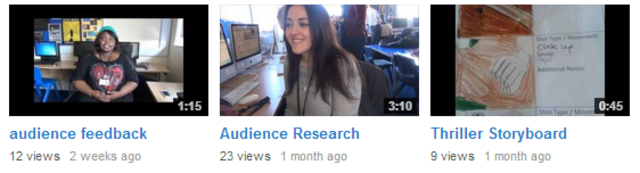 Filmed Audience Feedback