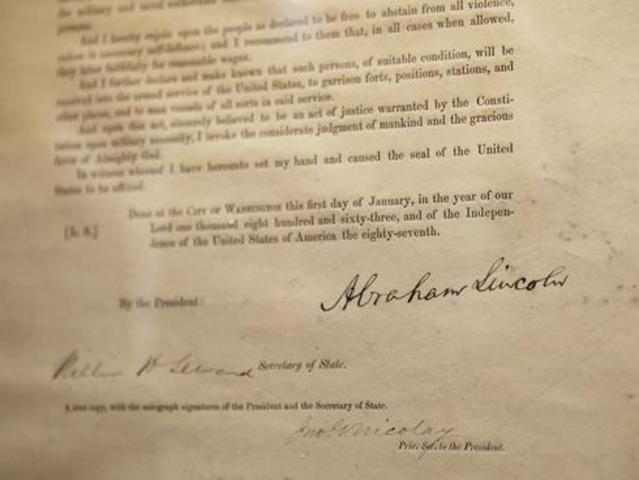 The Emancipation Proclamation