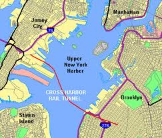 Verrazzand, sailing for France discovers New York Harbor.