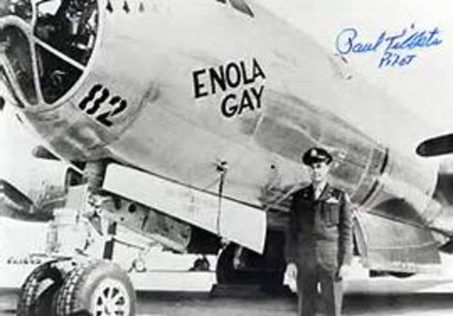 Bomb dropped on Hiroshima