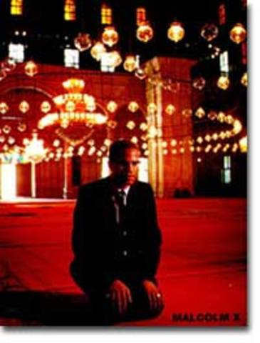 Malcolm X begins preaching