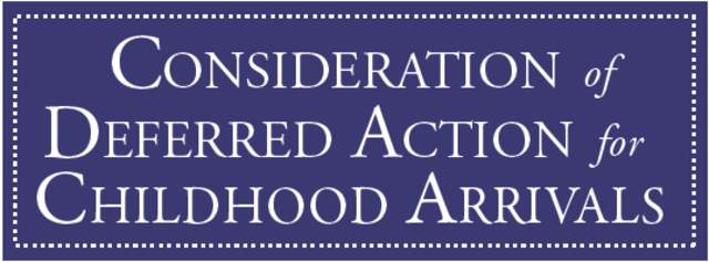 Deferred Action for Childhood Arrivals