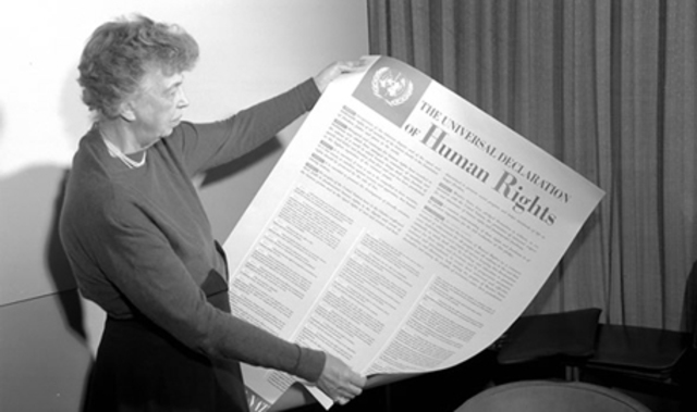 United Nations adopt Universal Declaration of Human Rights