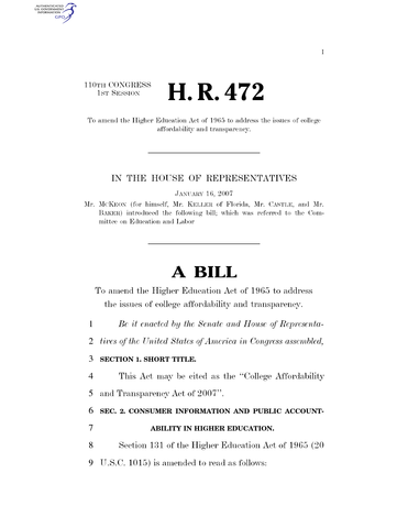 Higher Education Act