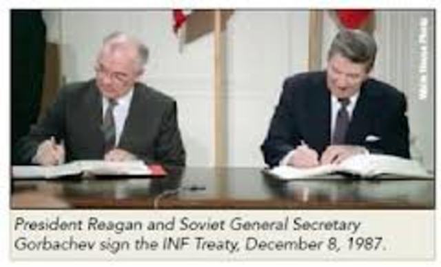 Intermediate-Range Nuclear Forces Treaty (INF) ratified