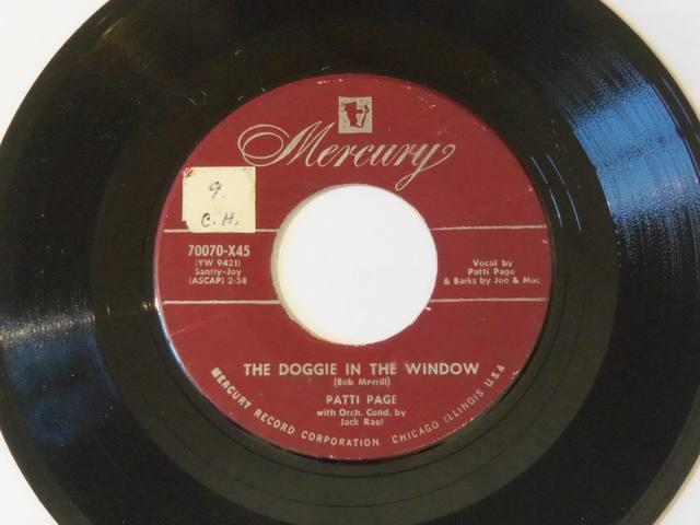 Patti Page records (How Much Is) That Doggie in the Window