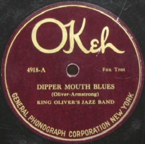 King Oliver's Creole Jazz Band record Dippermouth Blues