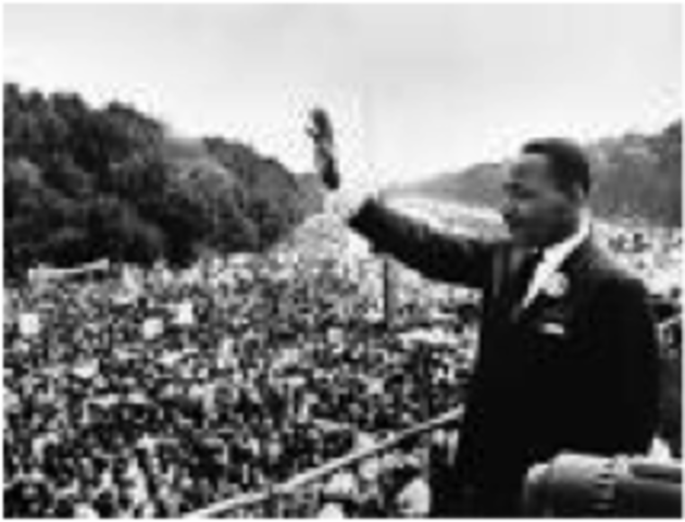 Martin Luther King assassinated