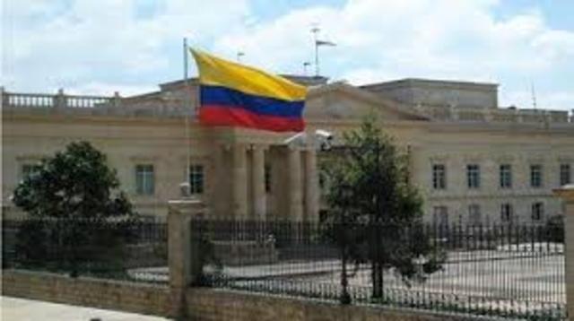 tribute paid to him by the Colombian government