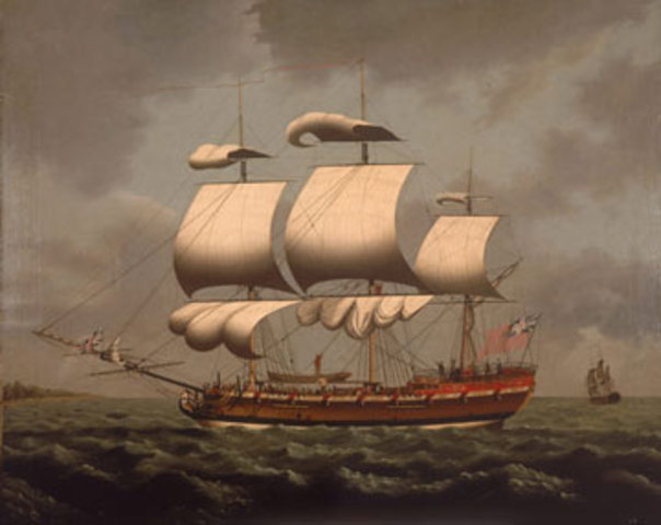 First African slaves are brought to Jamestowm