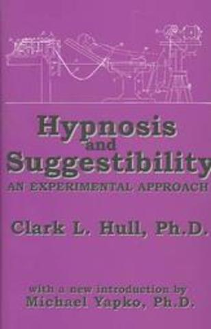 Hull Publishes Hypnosis and Suggestibility: An Experimental Approach