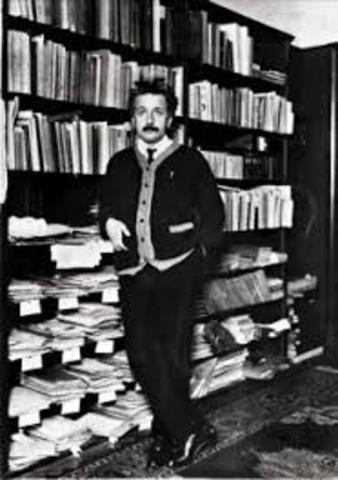 Began a job at a patent office in Bern