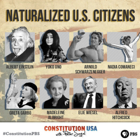 Einstein becomes a US Citizen