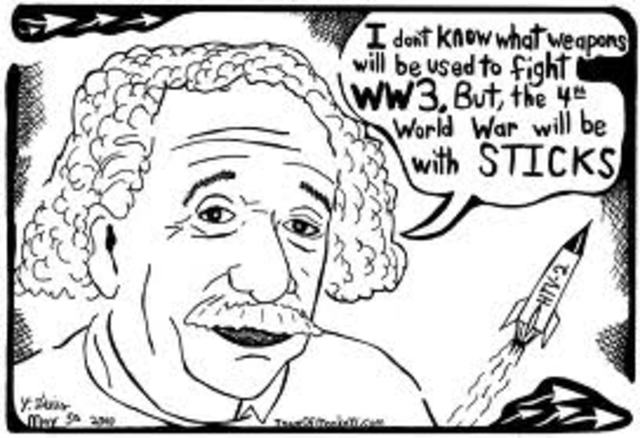 Einstein writes a letter to the President