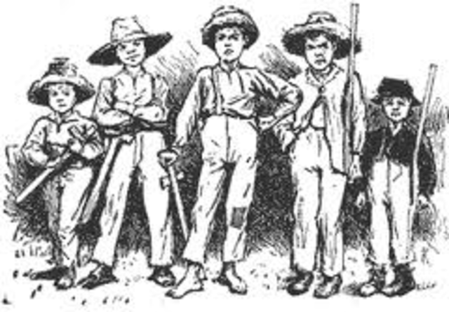 Huck joins Toms gang