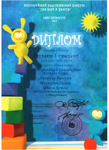 Достижения наших воспитанников.