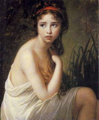The Bather by Louise Élisabeth Vigée Le Brun, a.k.a. Madame Lebrun