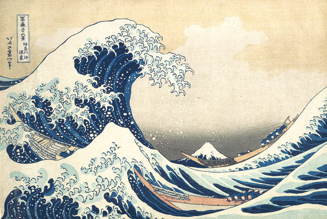 The Great Wave at Kanagawa (from a Series of Thirty-Six Views of Mount Fuji) by Katsushika Hokusai