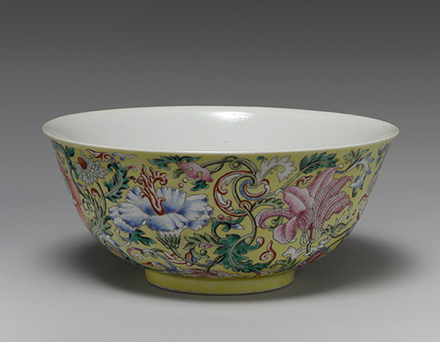 Bowl of the late Qing Dynasty