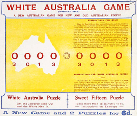 White Australia!