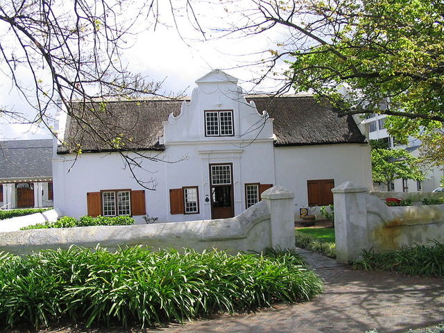 Cape Dutch House in South Africa