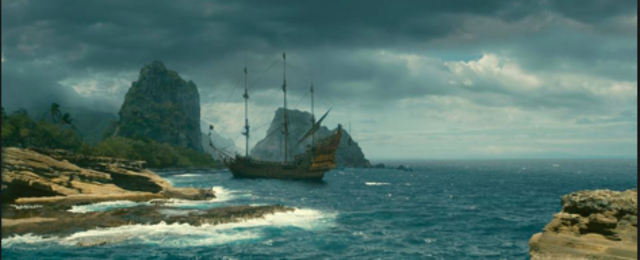 The heelootian were traveling on ship when they saw a huge storm coming.