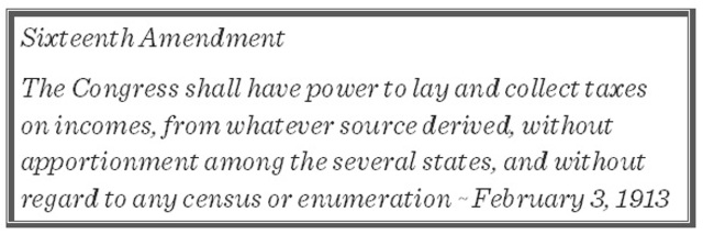 16th Amendment